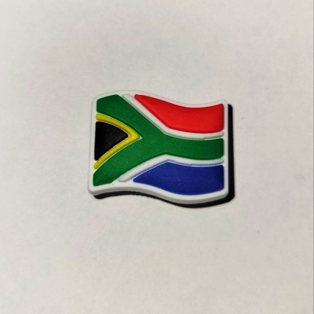 South Africa Flag Jibbitz Shoe Charm